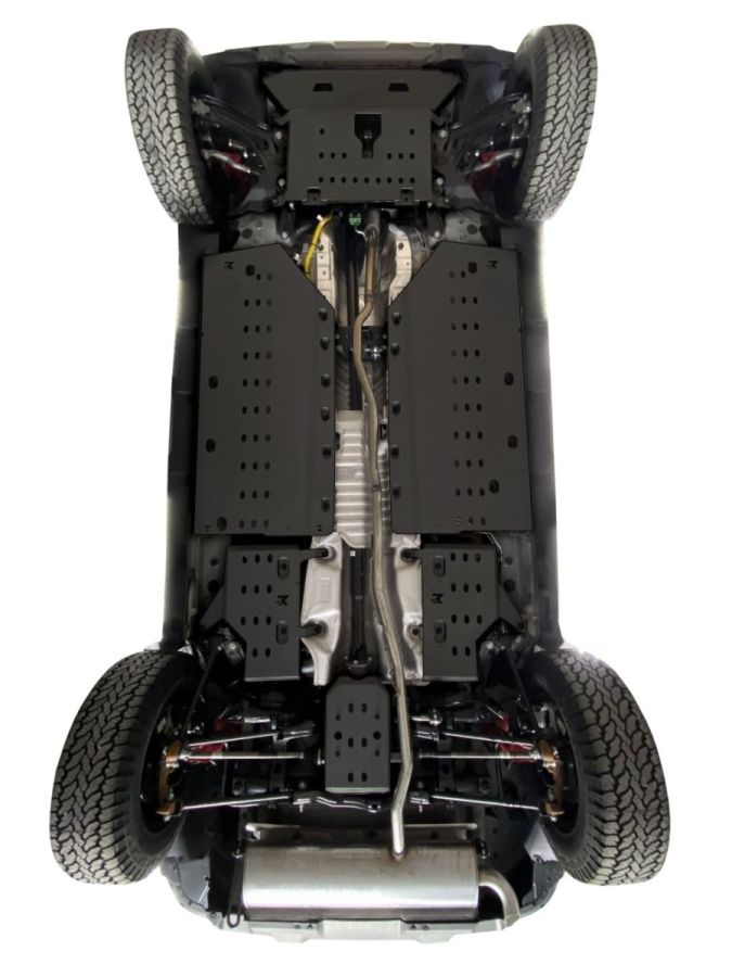 Duster III (2024-) / Bigster (2025-) - Set scuturi din aluminiu REDUST - 4x4 - Negru