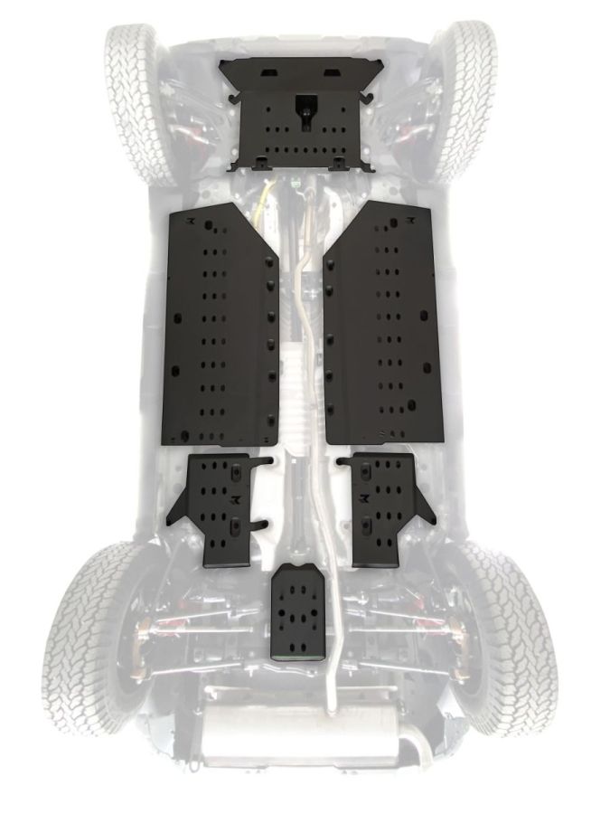 Duster III (2024-) / Bigster (2025-) - Set scuturi din aluminiu REDUST - 4x4 - Negru