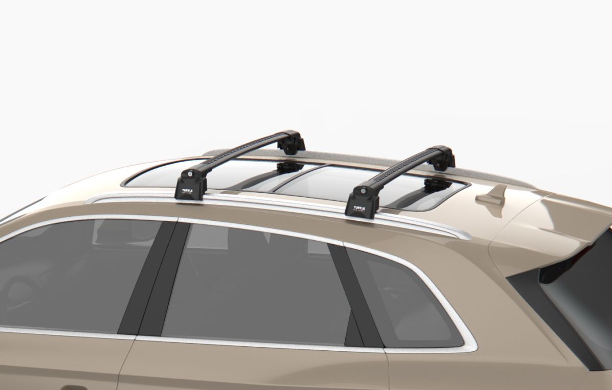 Renault Koleos II - Premium roof rack cross bars- deep black