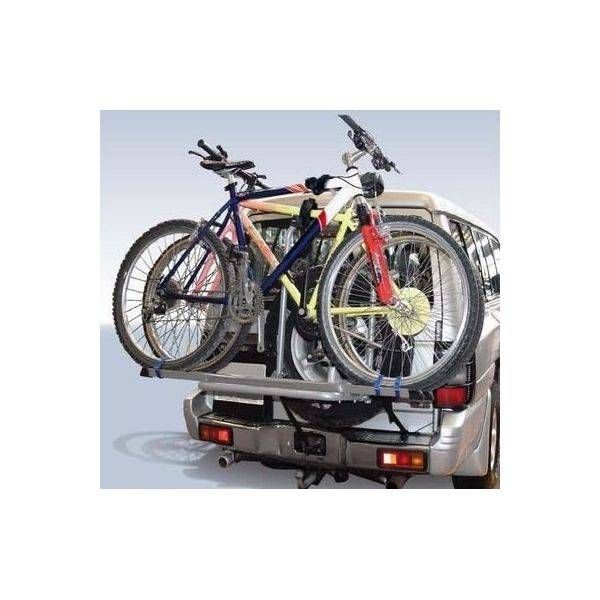Suport biciclete Menabo Boa 3 pentru 3 biciclete cu prindere pe roata de rezerva