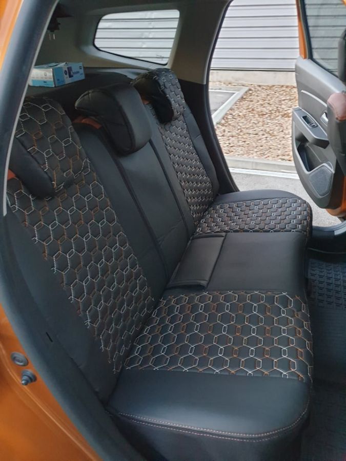 Sandero III / Sandero Stepway III (2020-2024) - Set Huse scaune Editie Limitata din Piele Premium