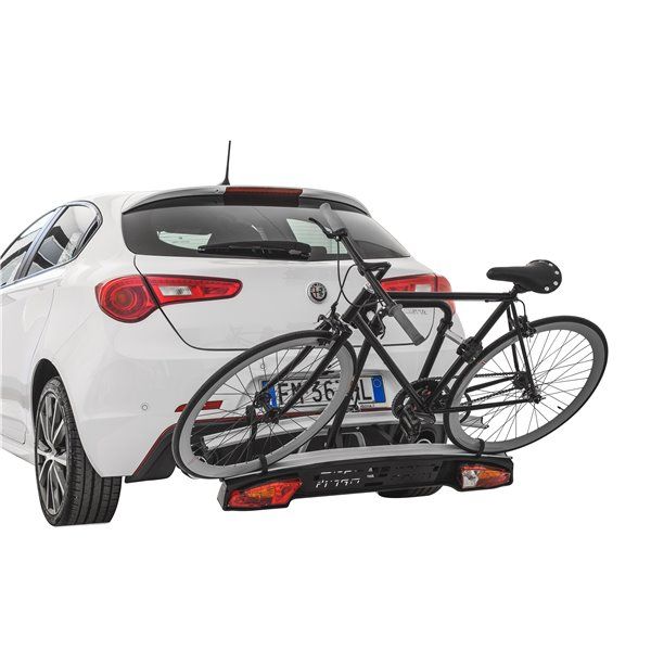 Suport biciclete Menabo Merak Tilting pentru 2 biciclete cu prindere pe carligul de remorcare