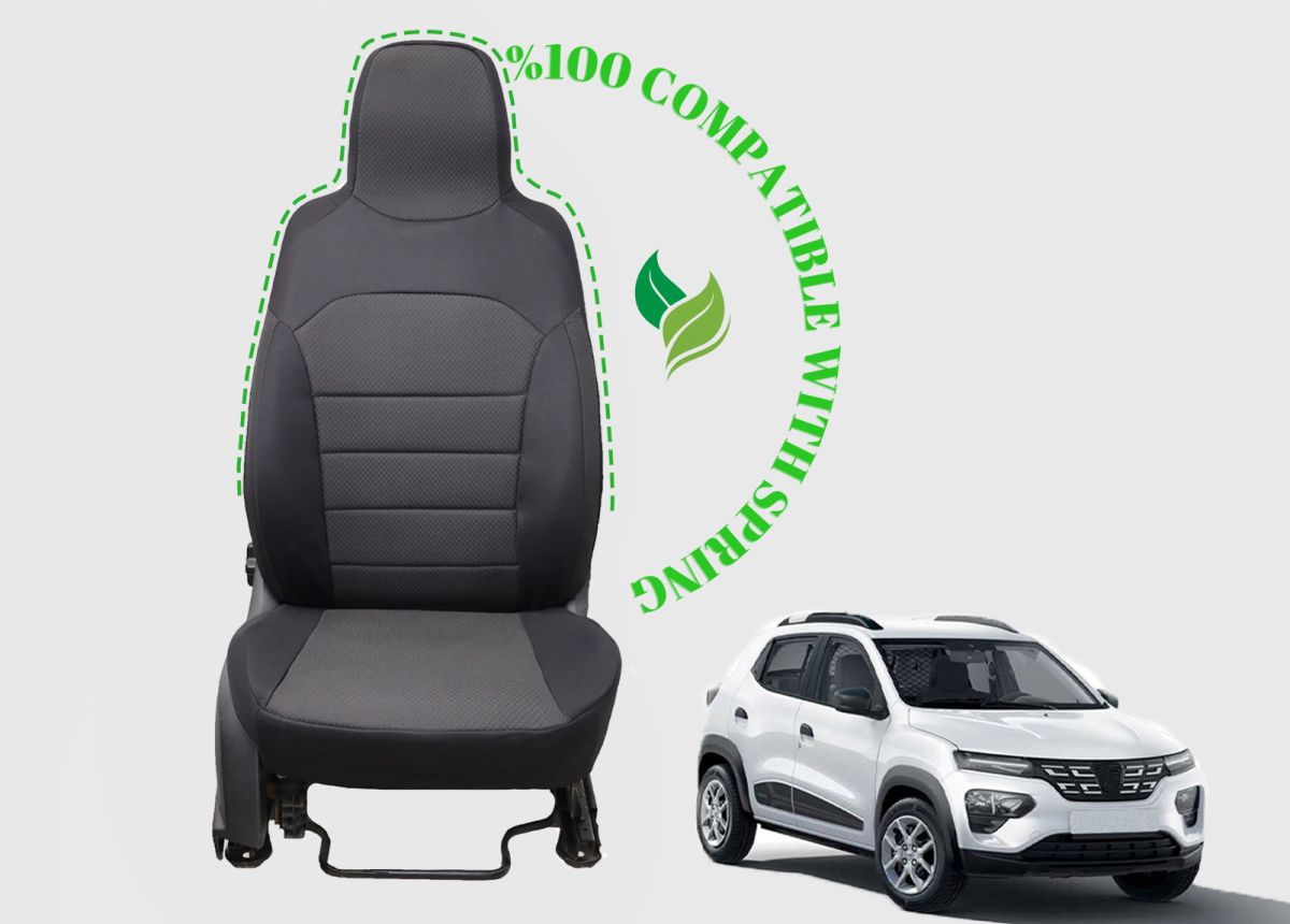 Dacia Spring (2021-2024) - Set Huse scaune Elegance - realizate special pentru Spring 