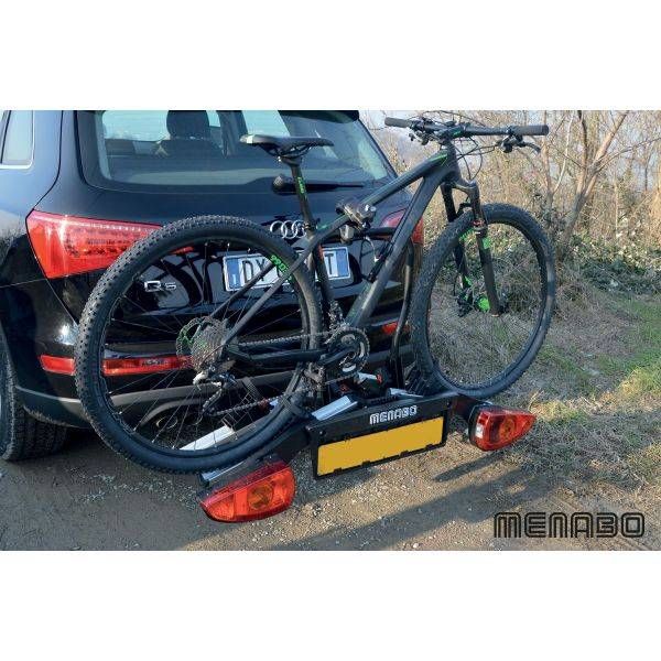 Suport biciclete Menabo Altair pentru 2 biciclete cu prindere pe carligul de remorcare