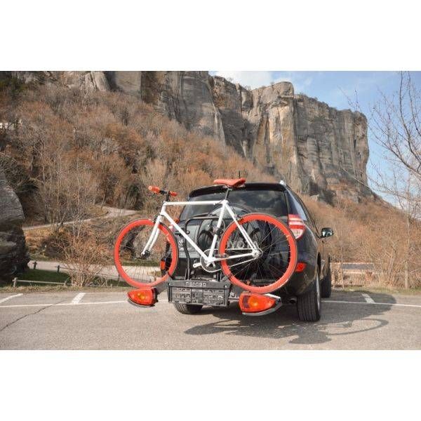 Suport biciclete Menabo Altair pentru 2 biciclete cu prindere pe carligul de remorcare