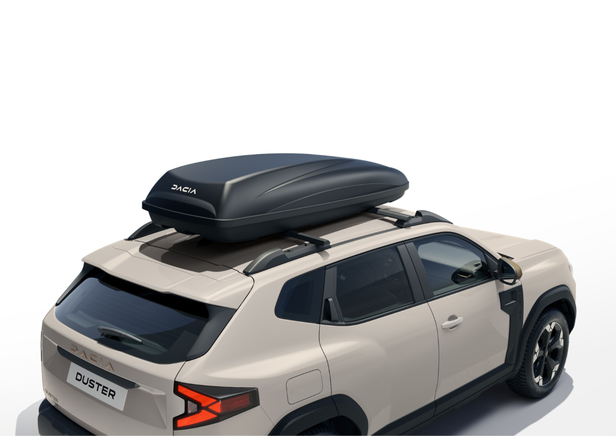 Dacia Original - Cutie portbagaj rigida cu logo nou, 400L, Negru 