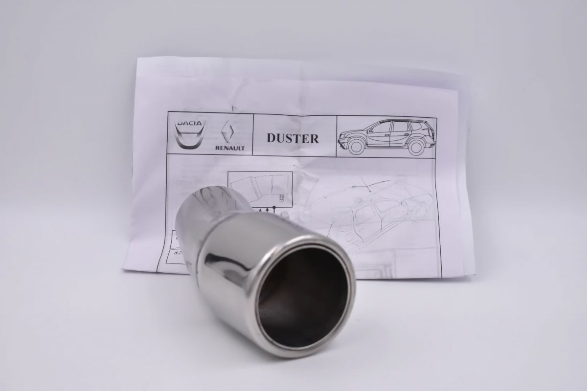 Duster II (2018-2024) - Ornament cromat pentru esapament 45mm (Dacia Original)