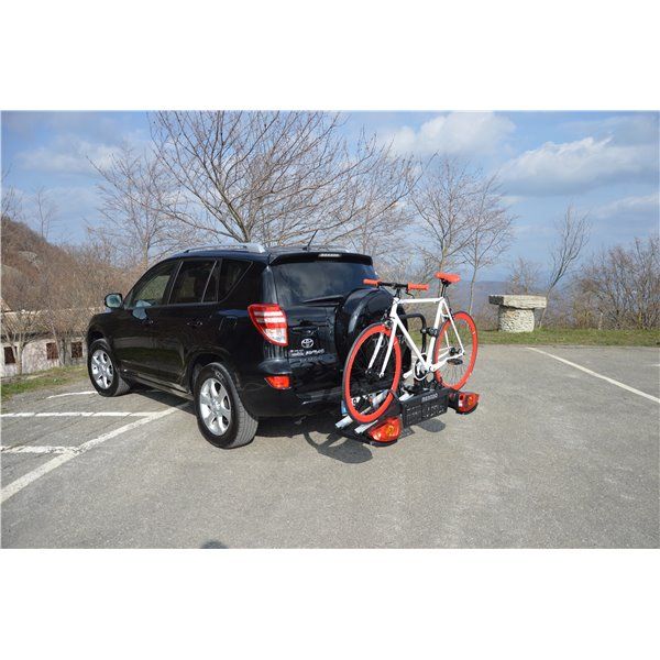 Suport biciclete Menabo Altair pentru 2 biciclete cu prindere pe carligul de remorcare