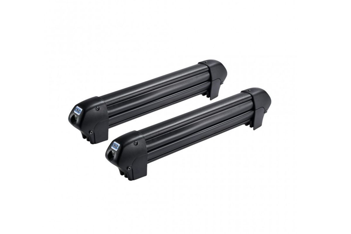 Suport pentru 4 perechi schiuri cu prindere pe bare transversale - Cruz Ski Rack Dark 4