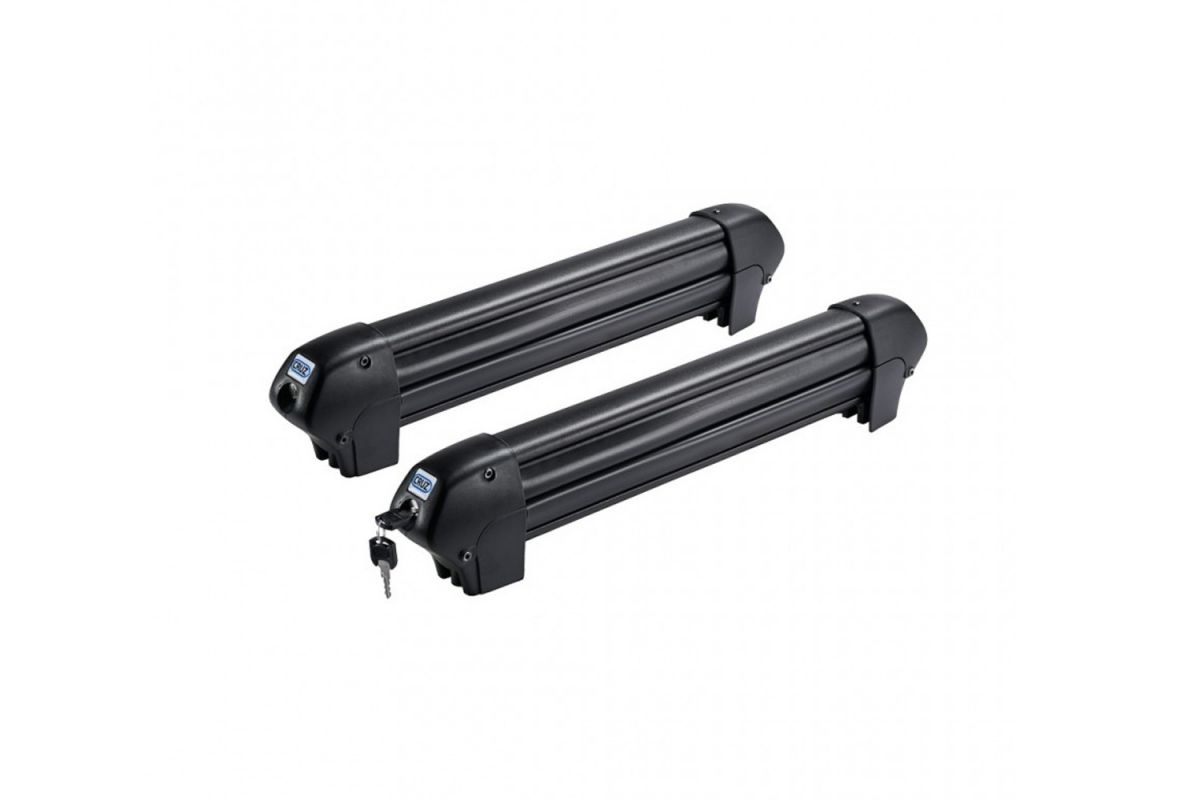 Suport pentru 4 perechi schiuri cu prindere pe bare transversale - Cruz Ski Rack Dark 4