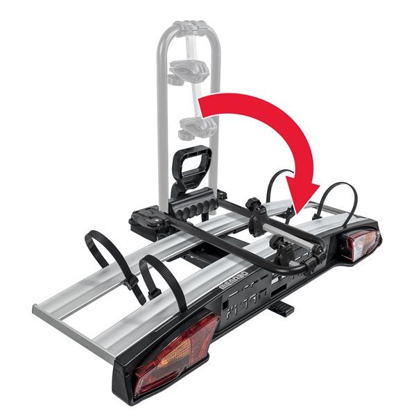 Suport biciclete Menabo Alcor 2 pentru 2 biciclete cu prindere pe carligul de remorcare