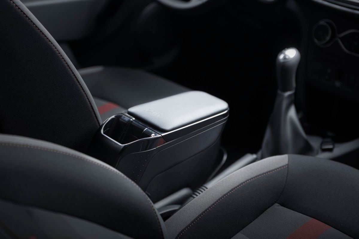 Duster II (2018-2024) - Cotiera Premium cu buzunar - negru