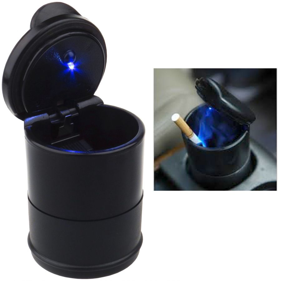 Scrumiera detasabila cu LED albastru
