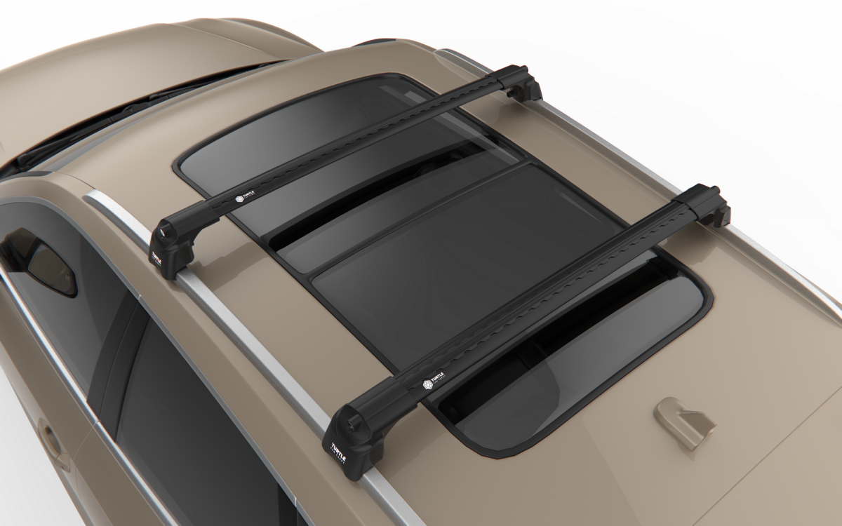 Dacia Lodgy (2012-2020) - Set bare de pavilion transversale Premium- negru