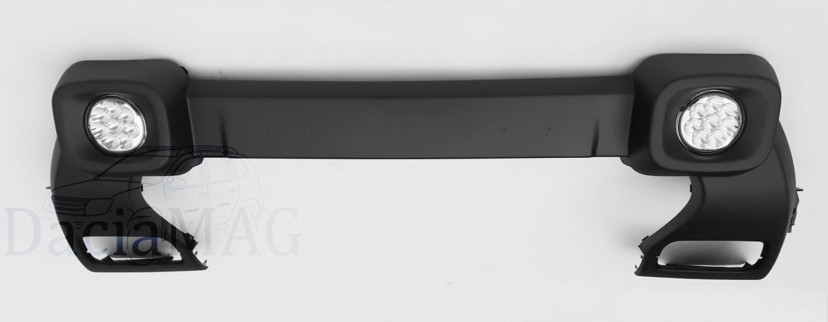Duster II (2018-2022) - Faruri auxiliare LED pt bara fata- negru (Dacia Original)