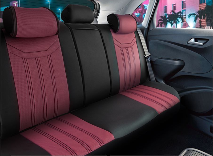 Duster III (2024-2025) - Set huse scaune Miami Bordo Edition - realizate special pentru Duster 3