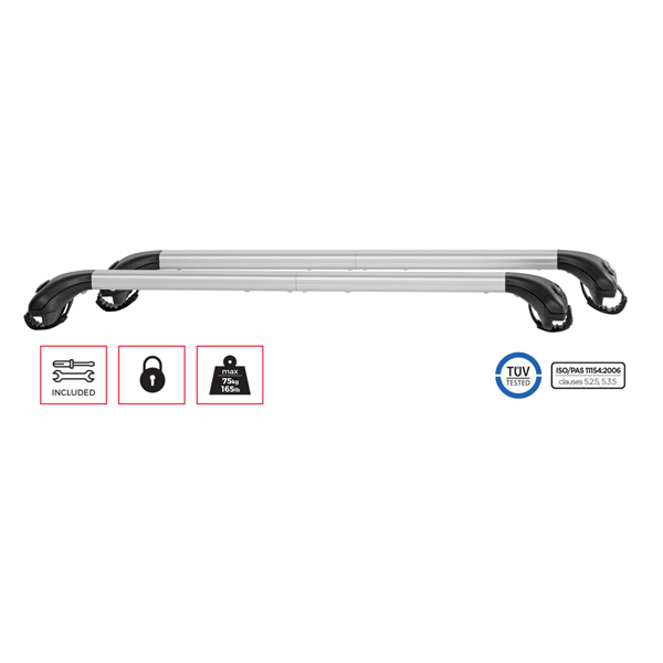 Dacia Lodgy (2012-2021) - Bare transversale Menabo Ariete Flush