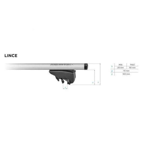 Dacia Lodgy (2012-2021) - Bare transversale Menabo Lince Silver XL