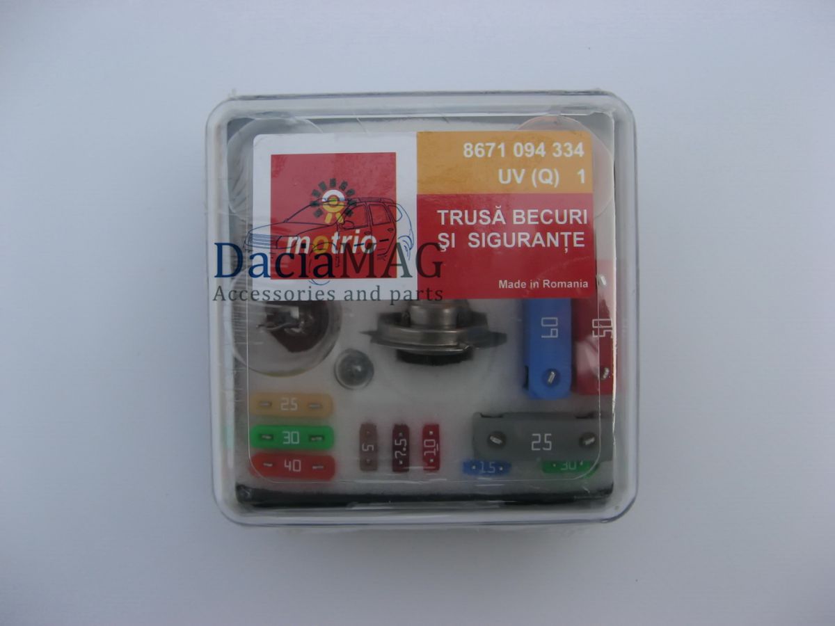 Duster - Kit becuri si sigurante H7 (Dacia Original)