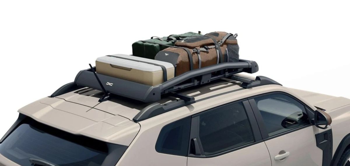 Duster III (2024-) - Kit portbagaj original Dacia - Cadru portbagaj plafon + Kit montare portbagaj plafon