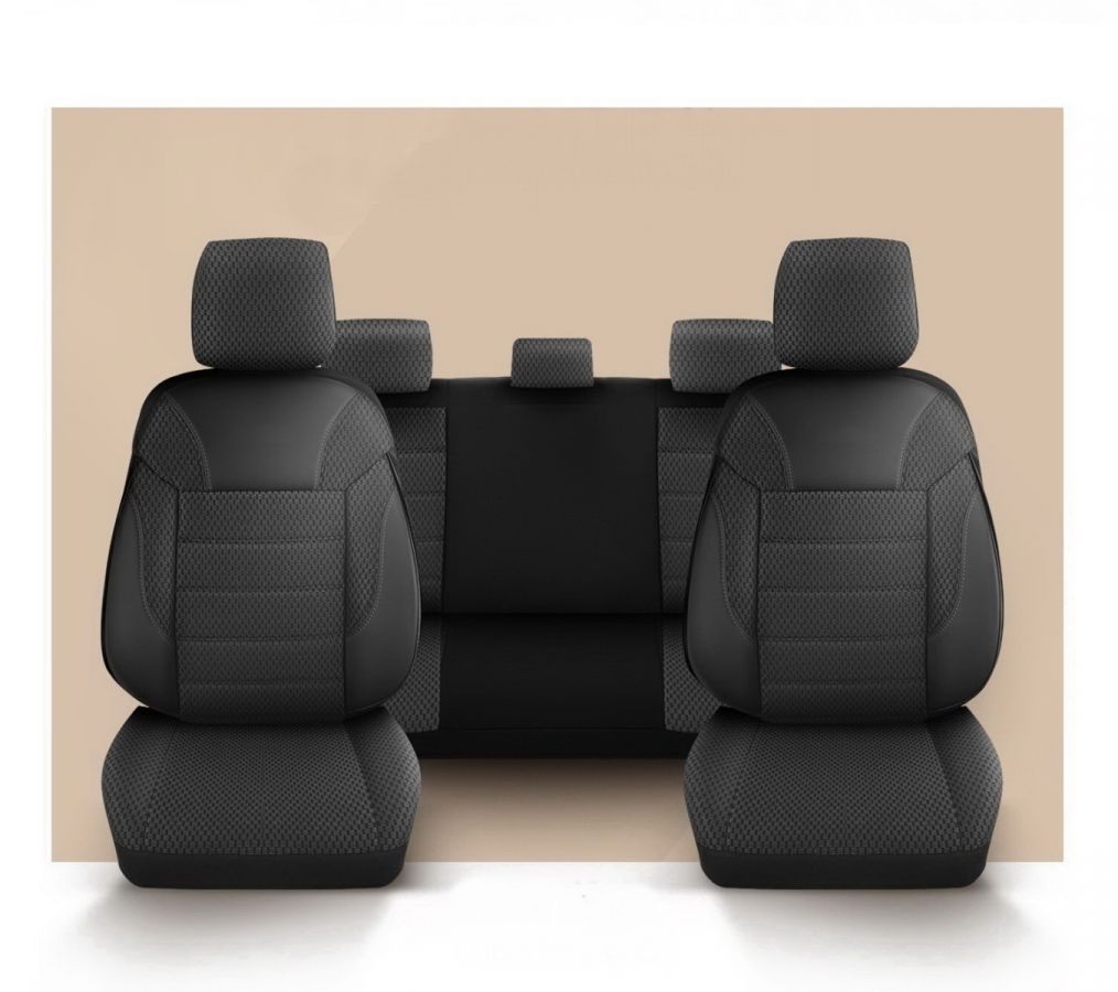 Sandero III / Stepway III - Set Huse scaune Classico - realizate special pentru Sandero si compatibile cu cotiera laterala