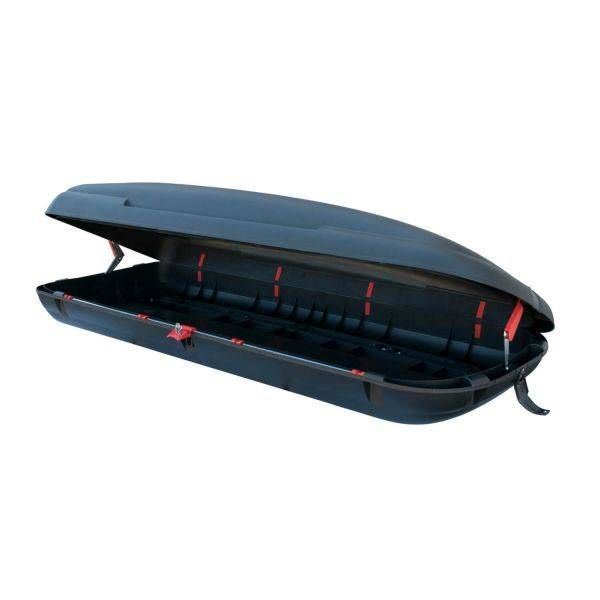 Cutie de transport Carbon Look 400L volum, Neagra, 169x79x37
