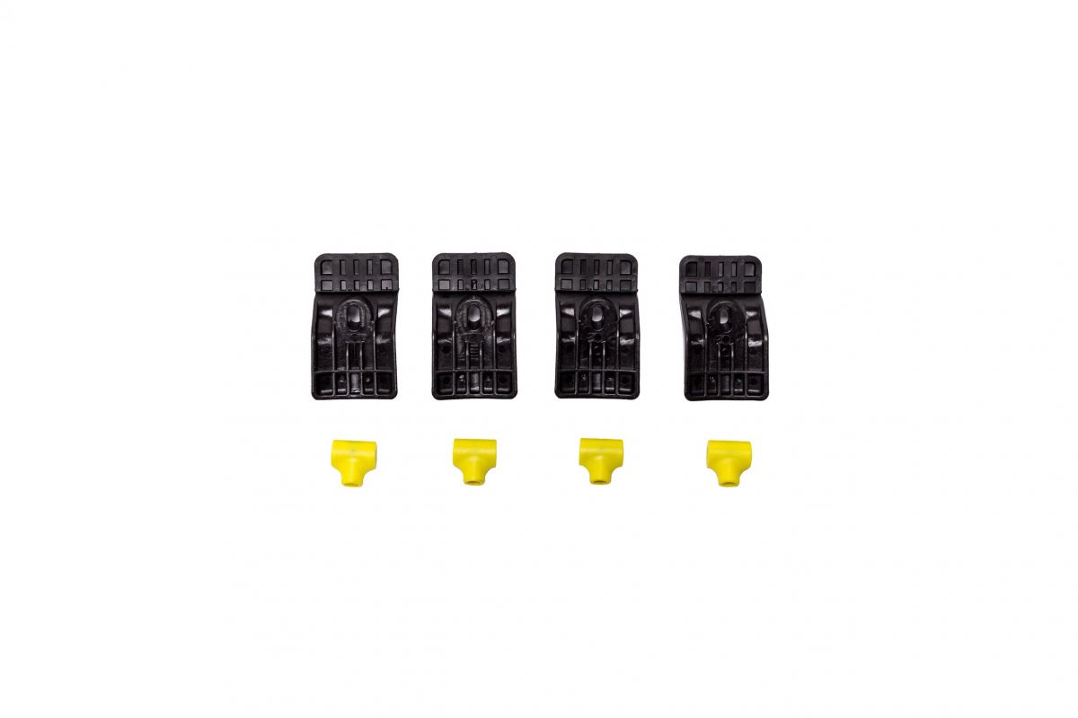 Dokker - Set Bare de pavilion transversale Premium- argintiu