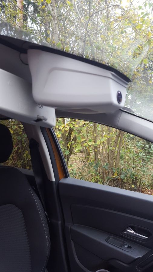 Logan III / Sandero III / Jogger - Camera video pentru oglinda cu senzor de ploaie si luminozitate (Dashcam) (Dacia Original)
