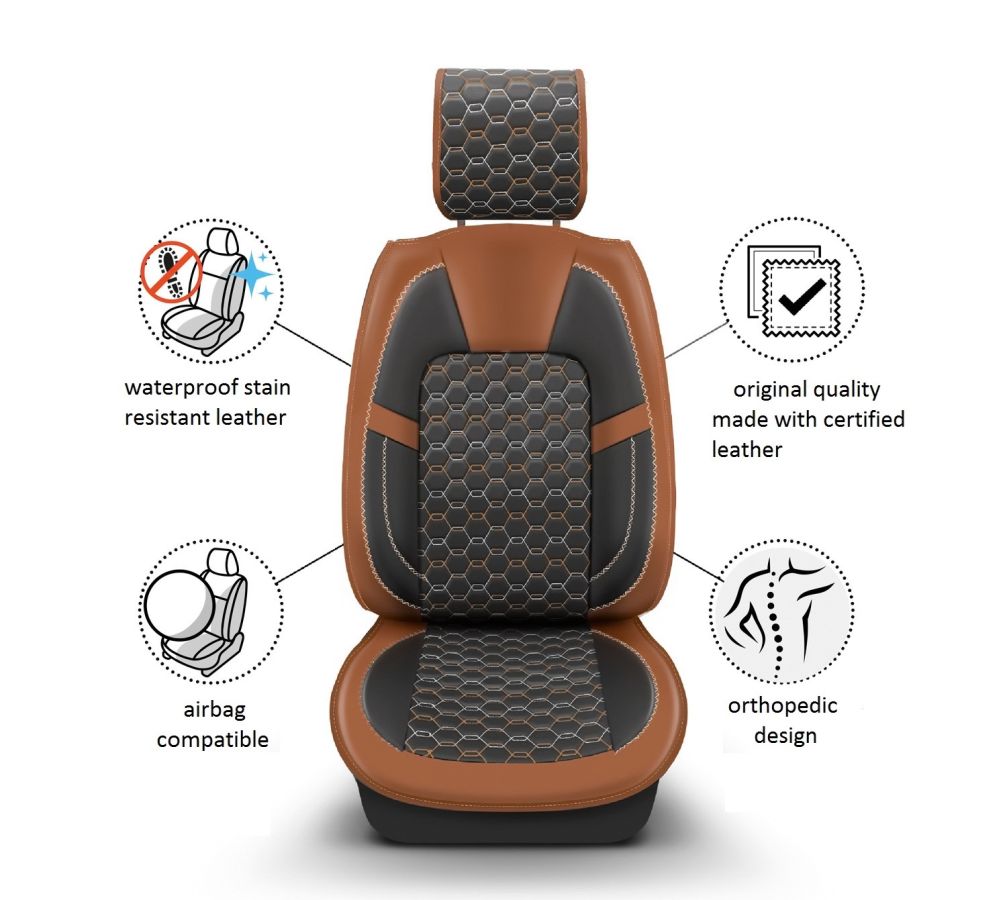 Jogger (7 locuri) - Set Huse scaune Editie Limitata din Piele Premium - realizate pentru Jogger si compatibile cu cotiera