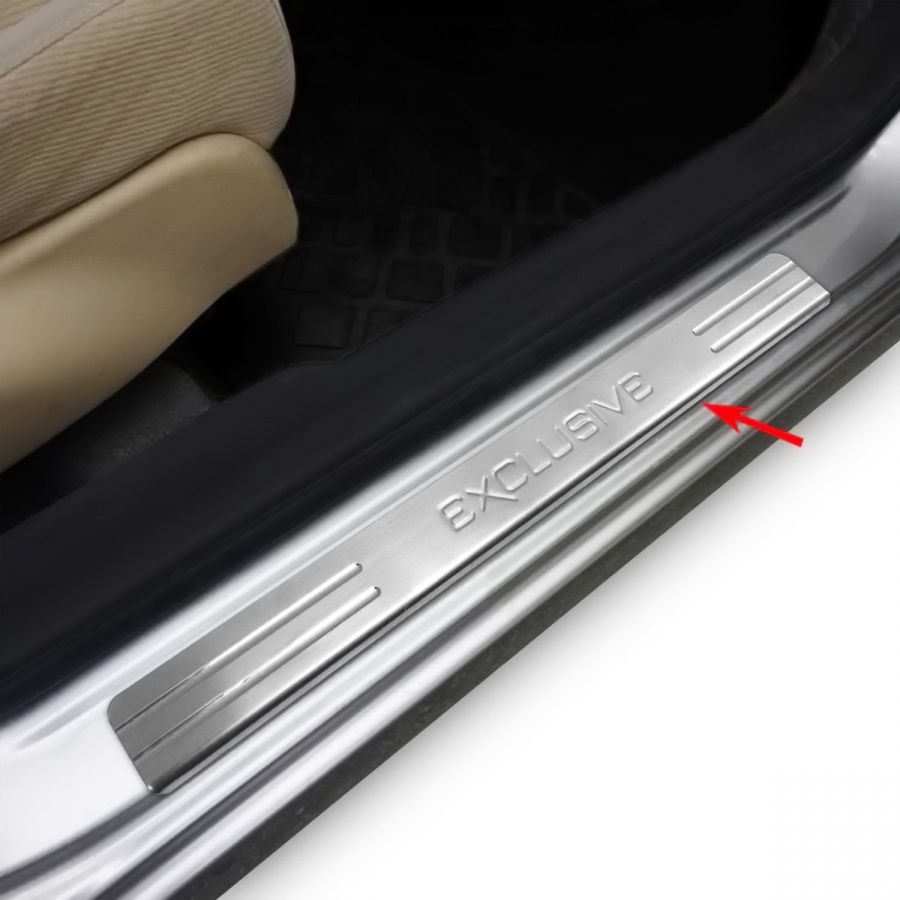 Duster II / Duster I - Protectie praguri din inox 