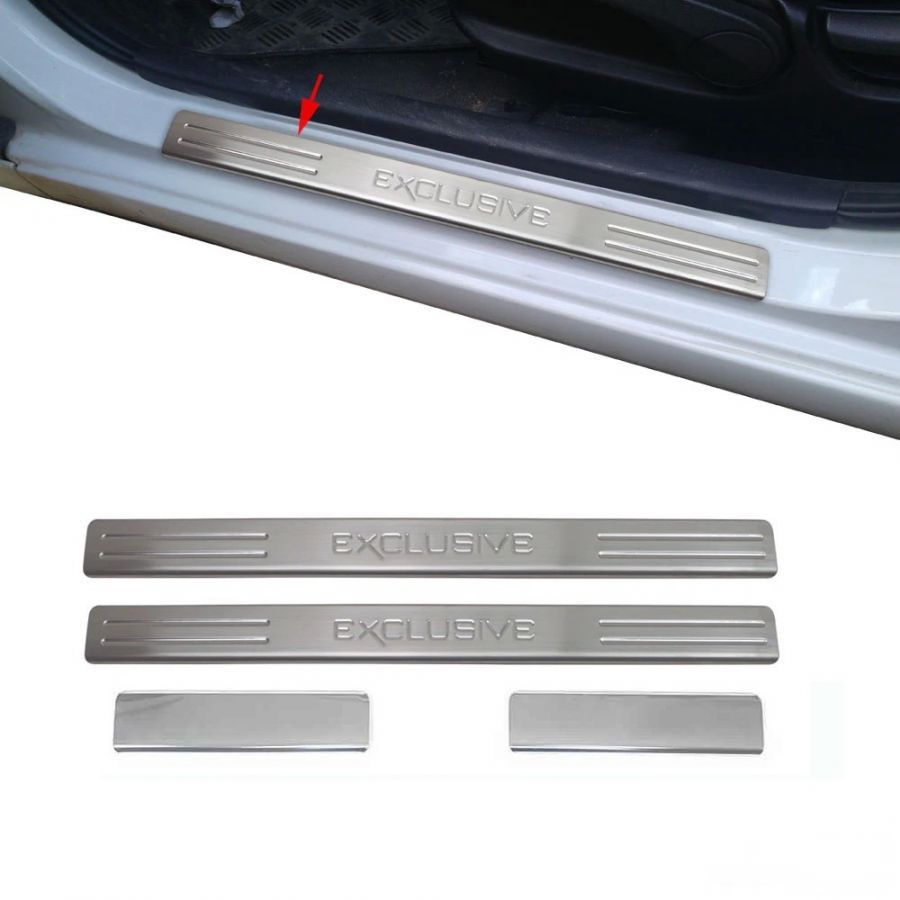 Duster II / Duster I - Protectie praguri din inox 