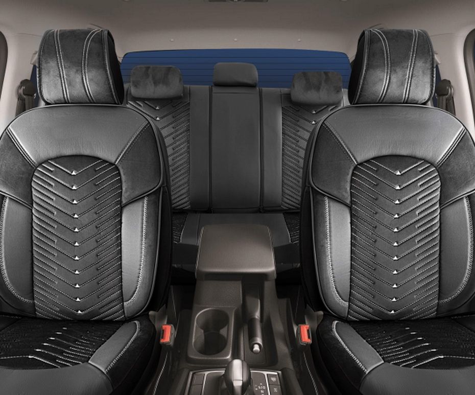 Sandero III / Stepway III - Set Huse scaune Dubai Negru - realizate special pentru Sandero 