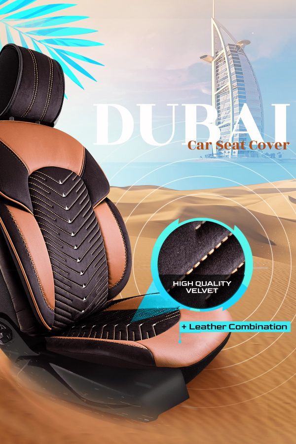 Duster III (2024-2025) - Set Huse scaune Dubai Bronz - realizate special pentru Duster 3