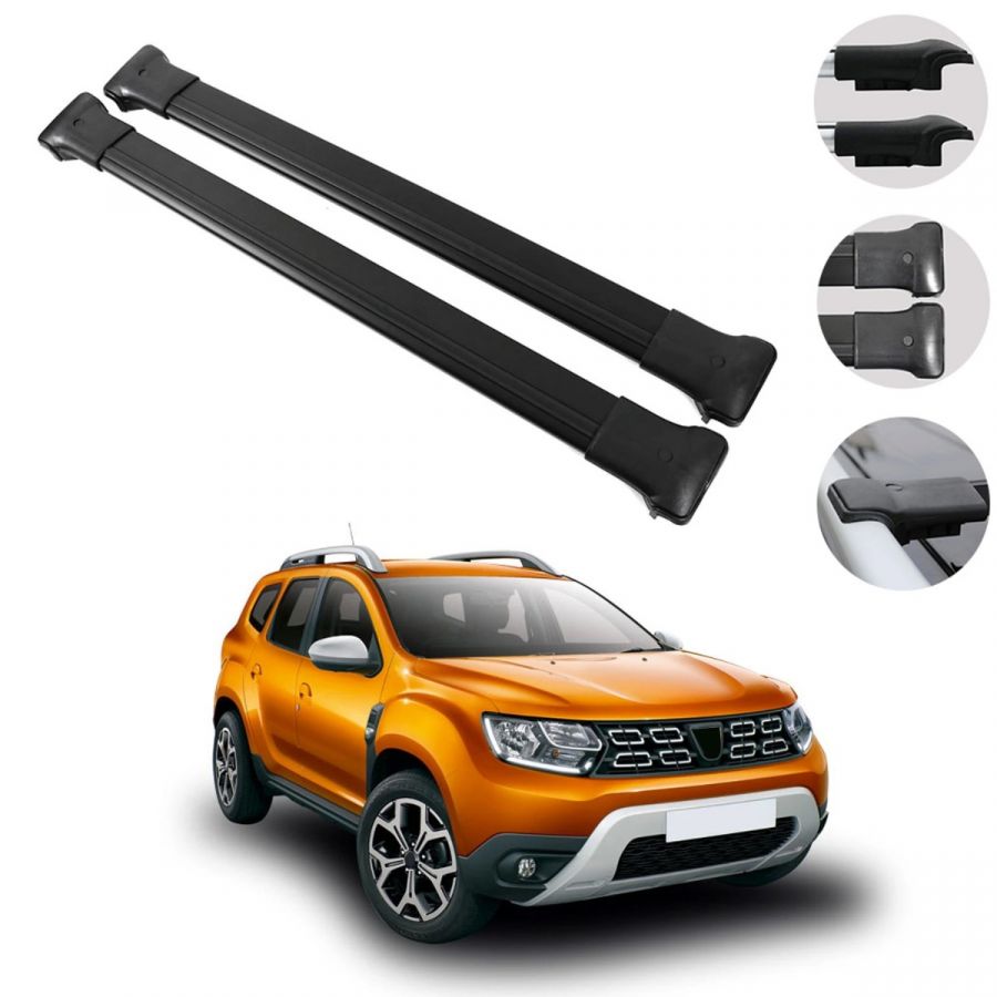 Duster II (2018-2024) - Set Bare de pavilion transversale Elegance (Certificare TUV)