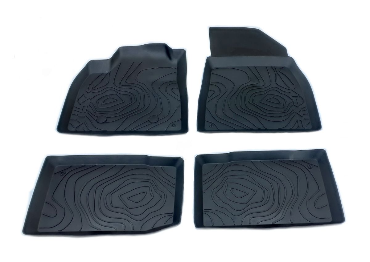DUSTER III (2024-2025) ECO-G & Hybrid - Set covorase de cauciuc cu margini inalte (Dacia Original)