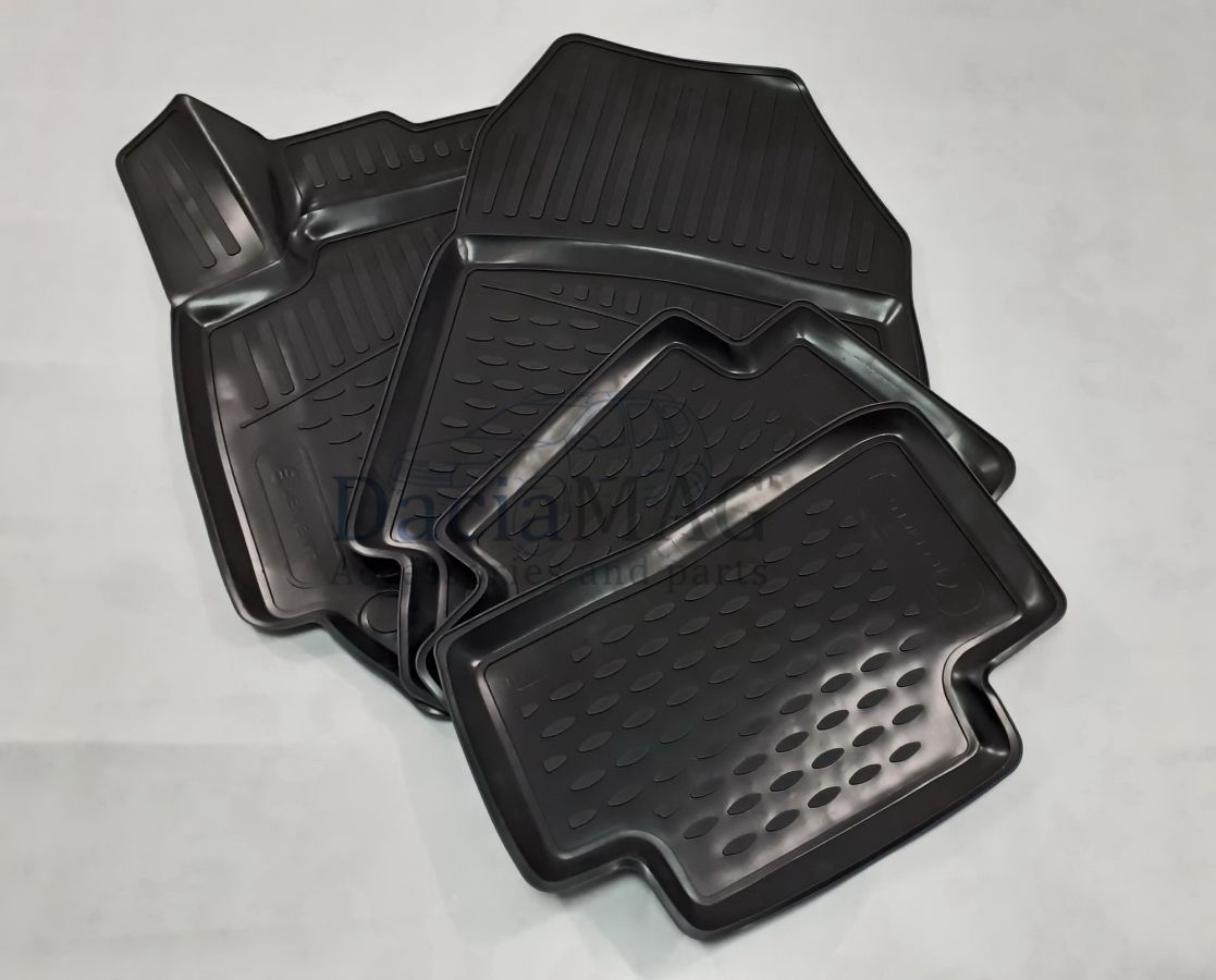 Sandero II (2012-2018) - Set covorase de cauciuc 3D DELUXE