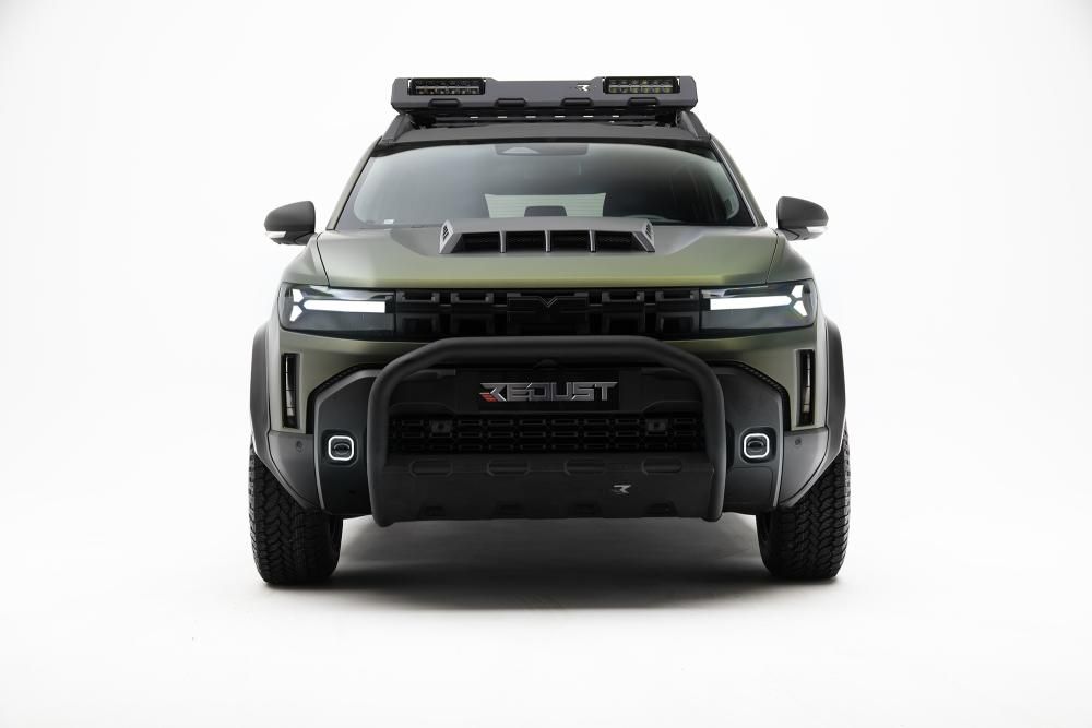 Duster III (2024-) - Bullbar REDUST 4x2 Negru - Certificat de omologare EC inclus