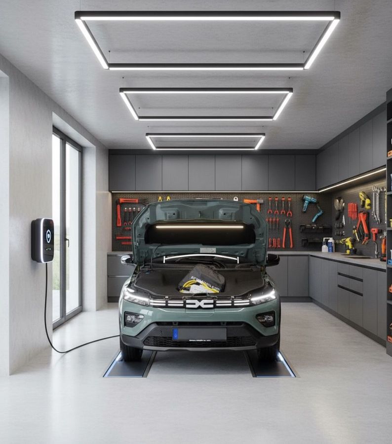 Dacia Spring Facelift (2024-) - Compartiment de depozitare „Frunk” pentru portbagajul față