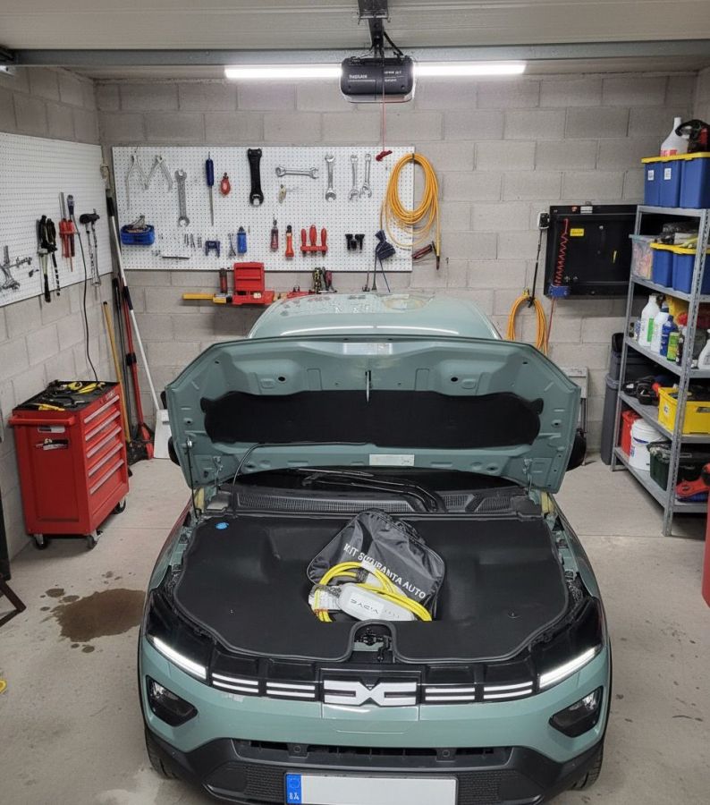 Dacia Spring Facelift (2024-) - Compartiment de depozitare „Frunk” pentru portbagajul față