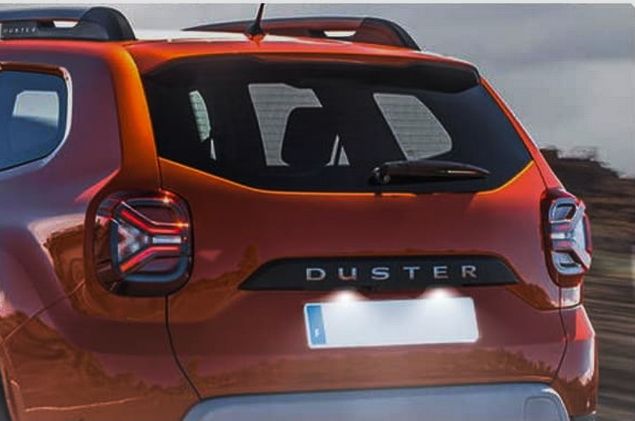 Duster II (2018-2024)  - Lampi LED numar inmatriculare Transparent Smoke