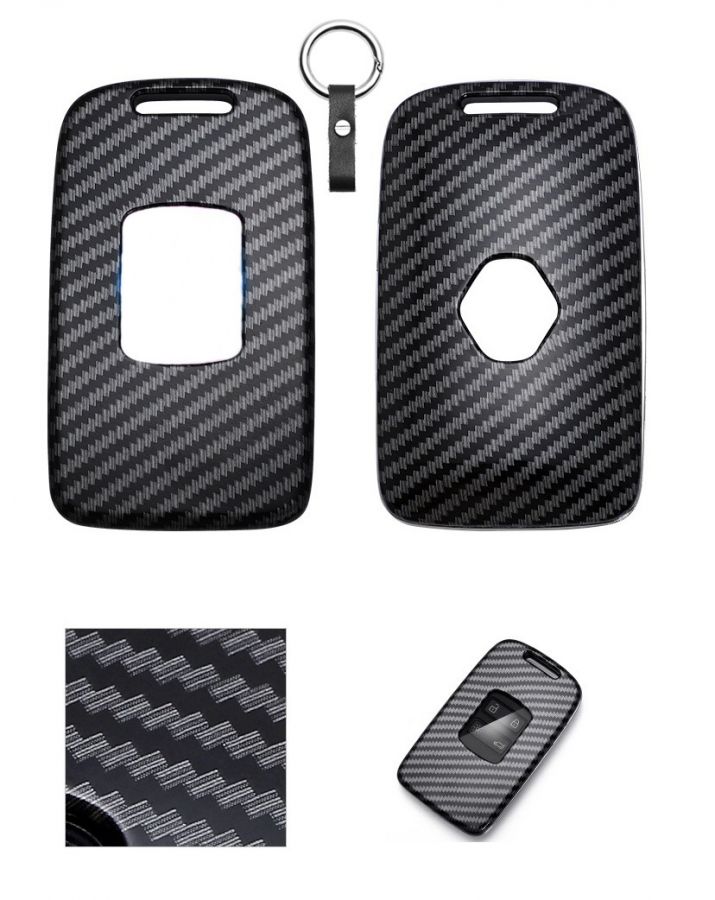 Renault Megane IV - Husa pentru chei cu aspect de fibra de carbon