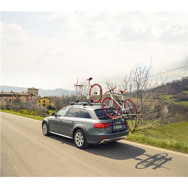 Suport biciclete Menabo Stand Up 2 pentru 2 biciclete cu prindere pe haion/portbagaj