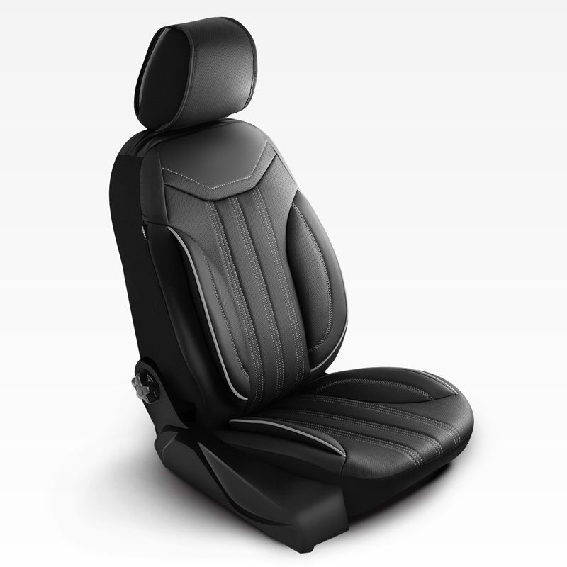 Duster III (2024-2025) - Set huse scaune Miami Black Edition - realizate special pentru Duster 3