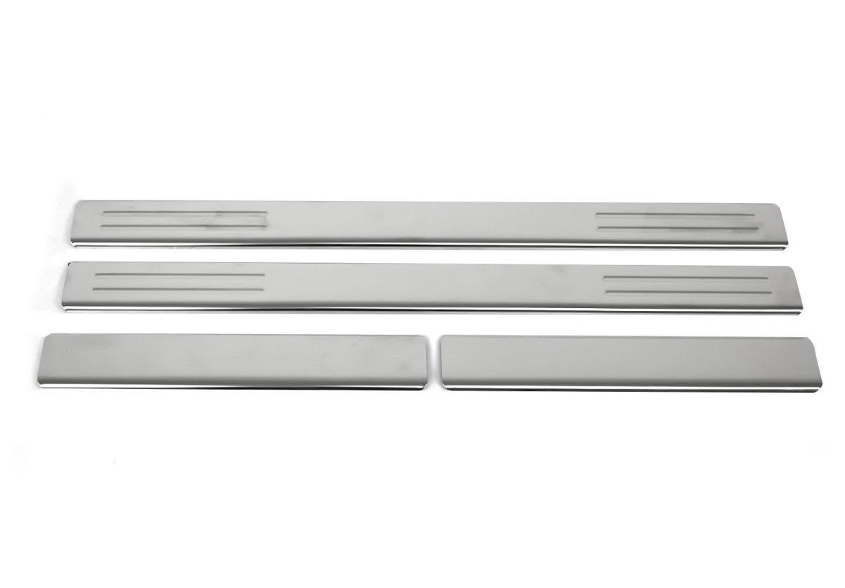 Duster II (2018-2024) - Protectie praguri din inox Premium - fata si spate