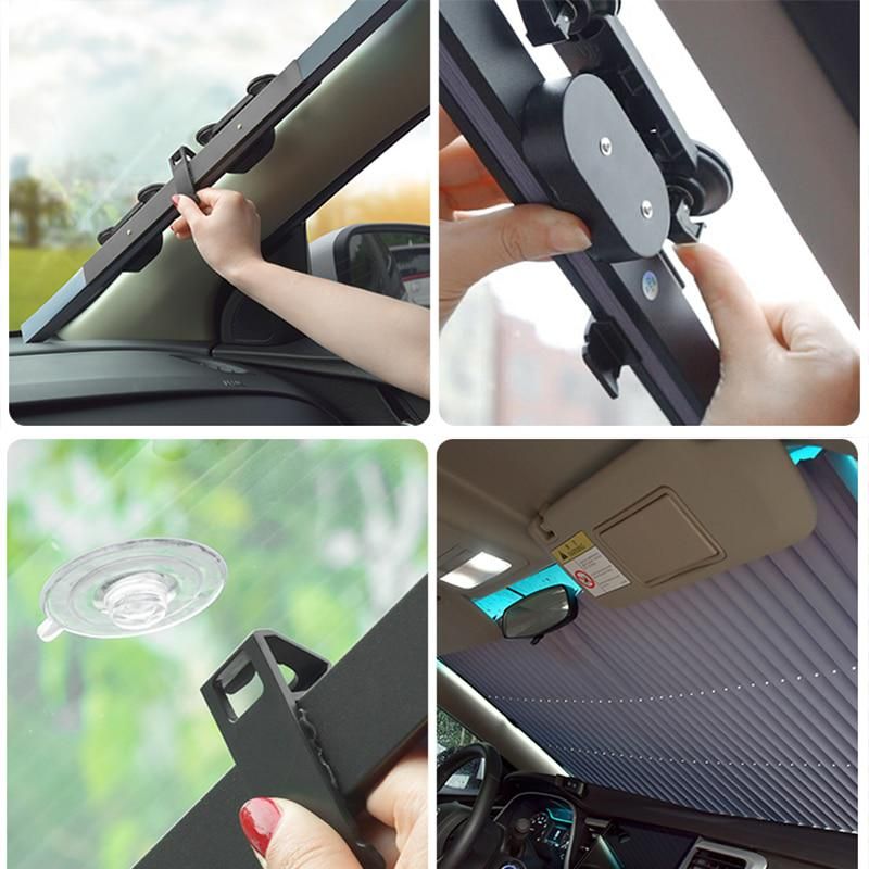 Parasolar pliabil Premium pentru parbriz 