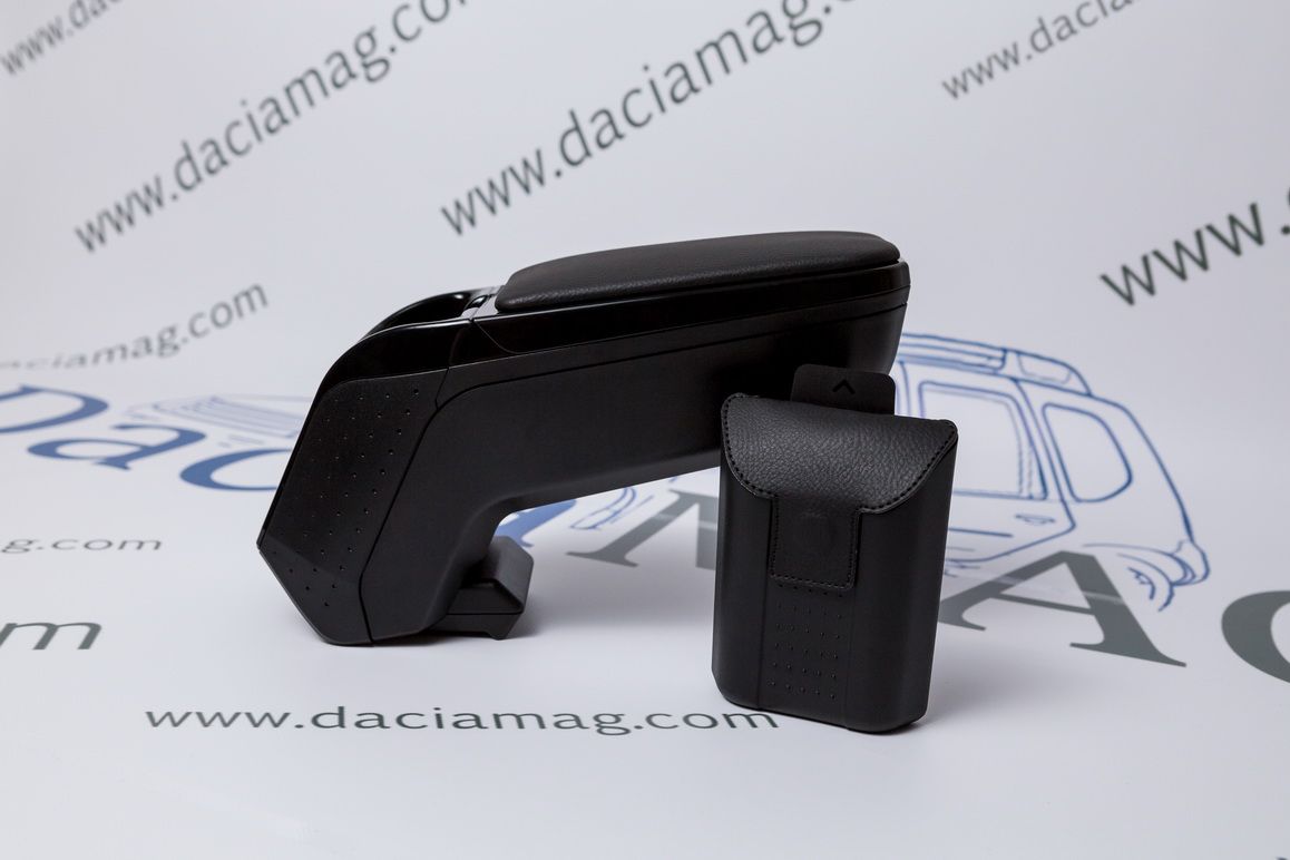 Duster II (2018-2024) - Cotiera Neagra Premium cu buzunar portabil 