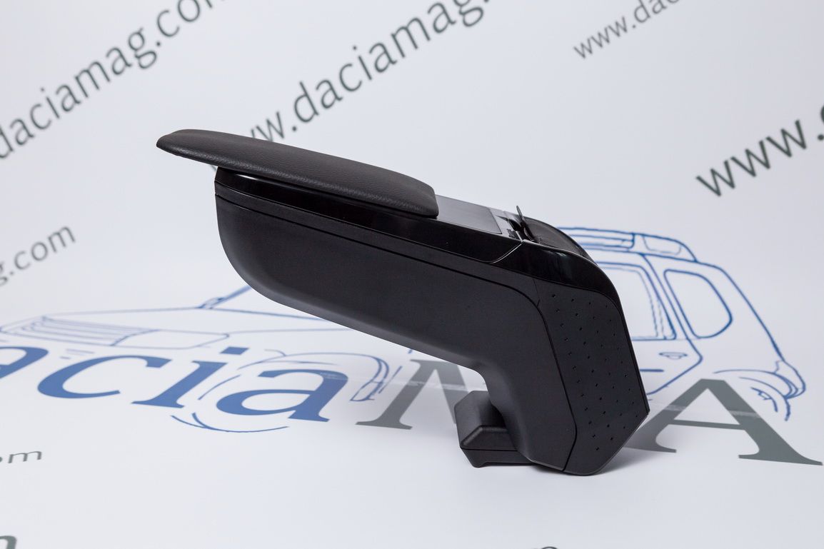Duster II (2018-2024) - Cotiera Neagra Premium cu buzunar portabil 
