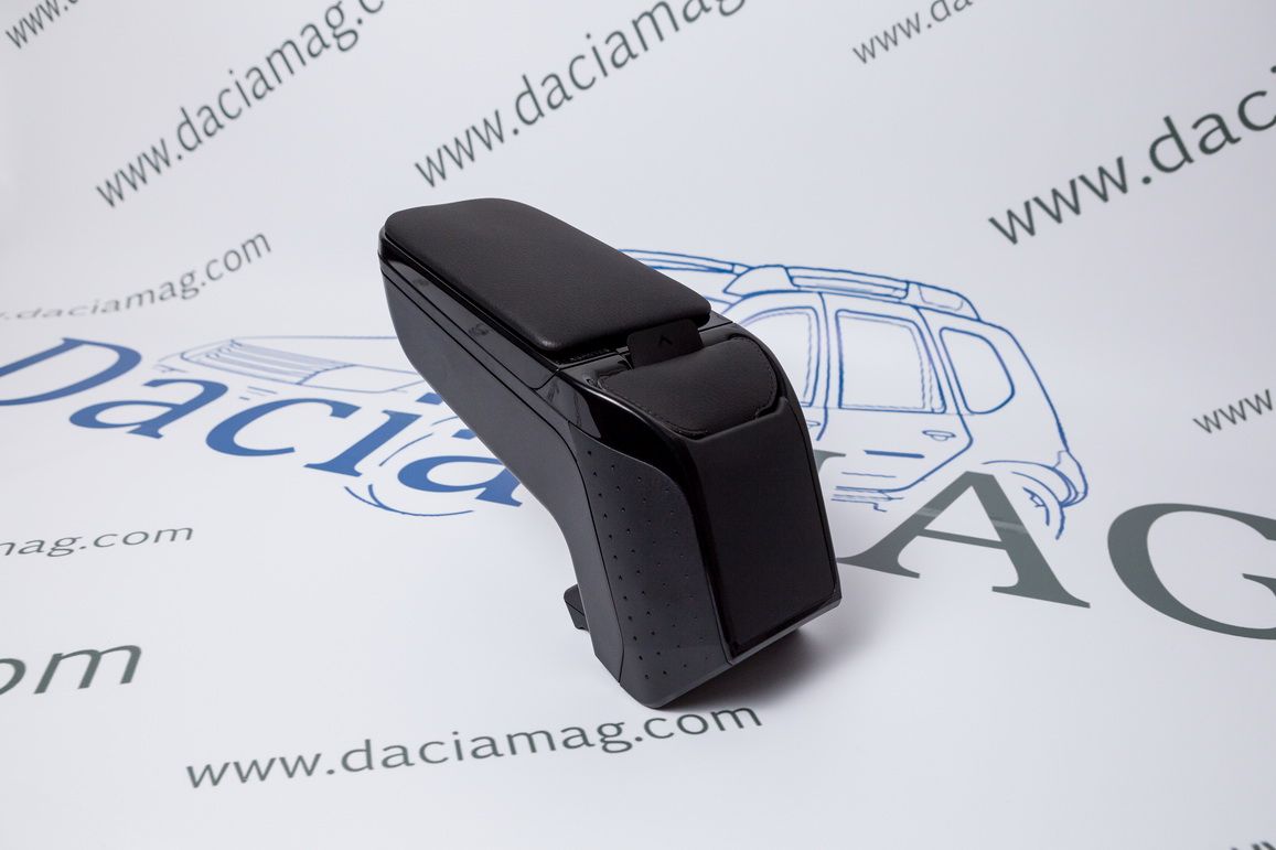 Duster II (2018-2024) - Cotiera Neagra Premium cu buzunar portabil 