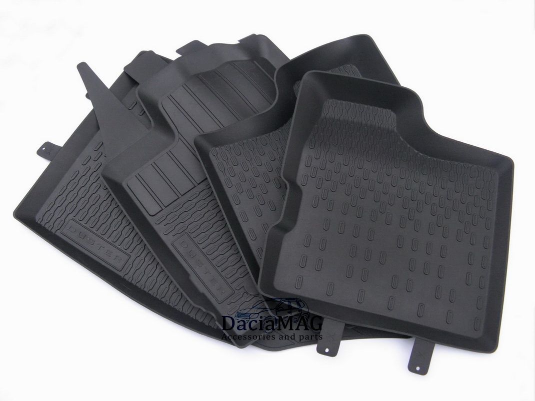 Duster II (2018-2024) - Set covorase de cauciuc cu margini inalte (Dacia Original)