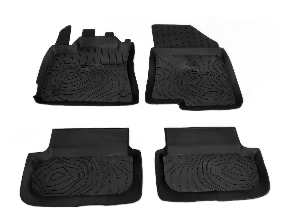 Sandero Stepway III / Sandero III (2020-2024 ) - Set covorase de cauciuc cu margini inalte (Dacia Original)